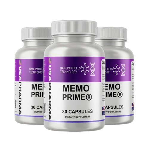 MemoPrime - 3 Bottles (60 Capsules Each)